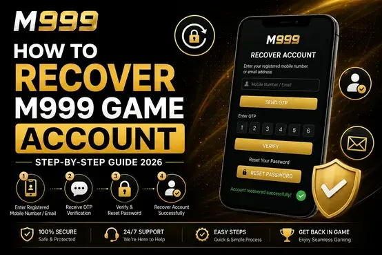 How to recover M999 Game account step-by-step guide 2026